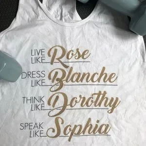 Golden girls workout hot sale shirt